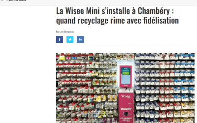 La Wisee Mini s’installe à Chambéry : Quand recyclage rime avec fidélisation – Lyon Entreprises